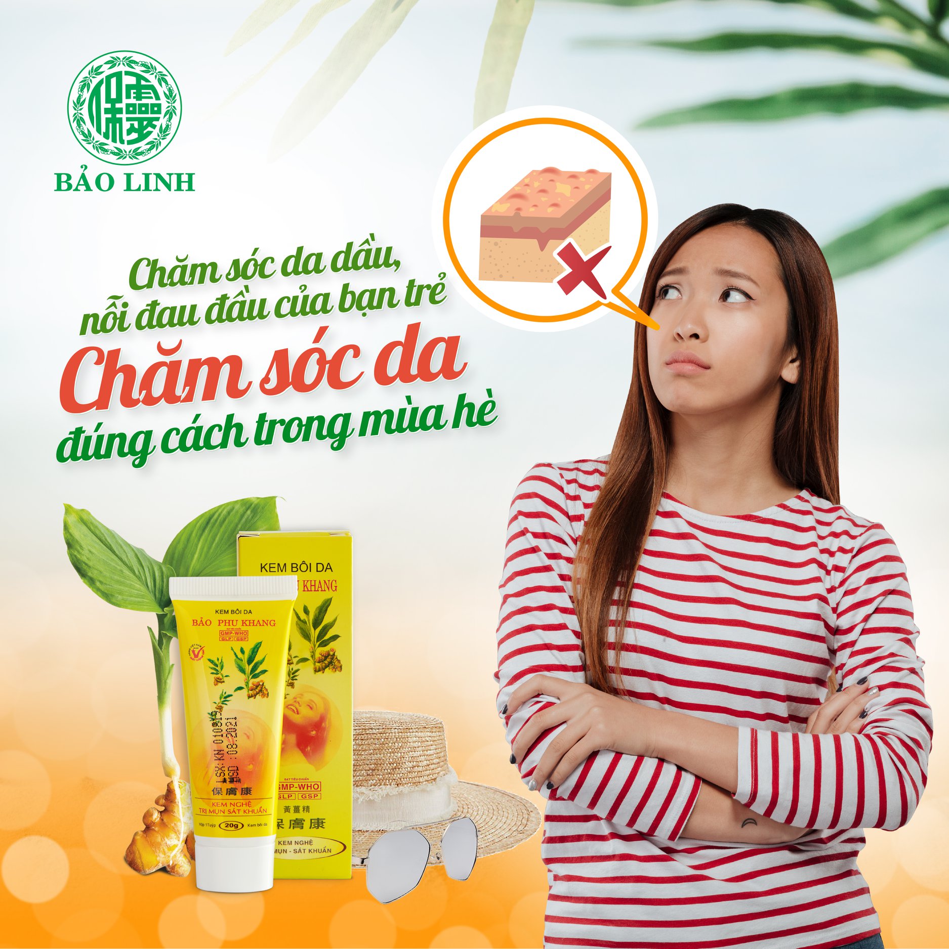 Chăm sóc da đúng cách cho mùa hè