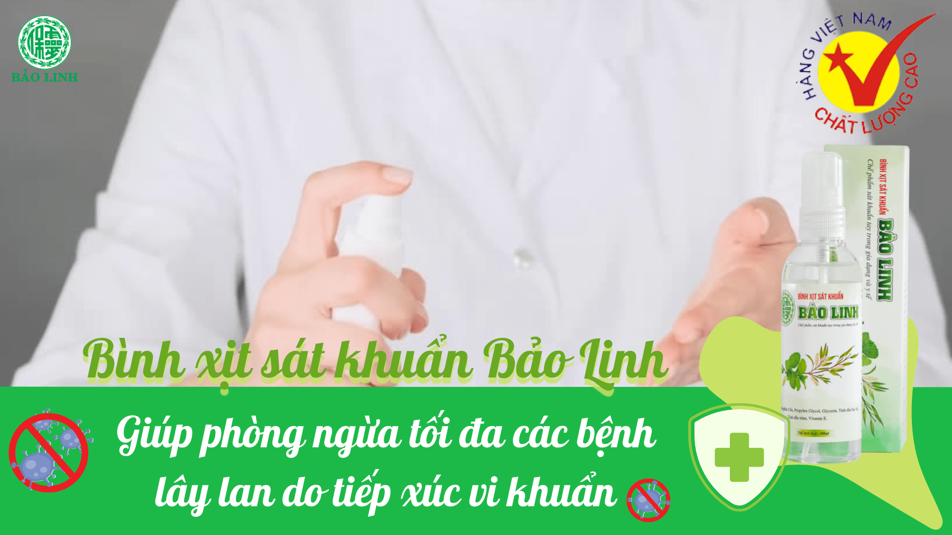 Xịt sát khuẩn tinh dầu an toàn trong mùa dịch