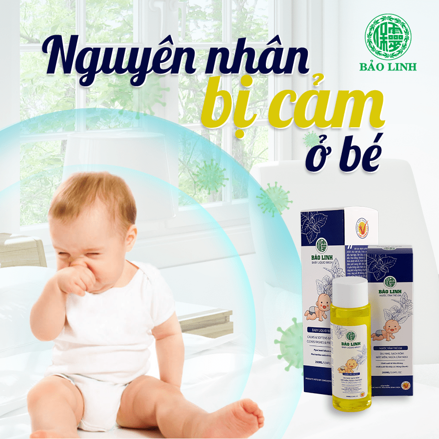 Nguyên nhân bị cảm ở bé
