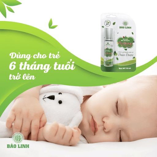 Lăn muỗi cho bé